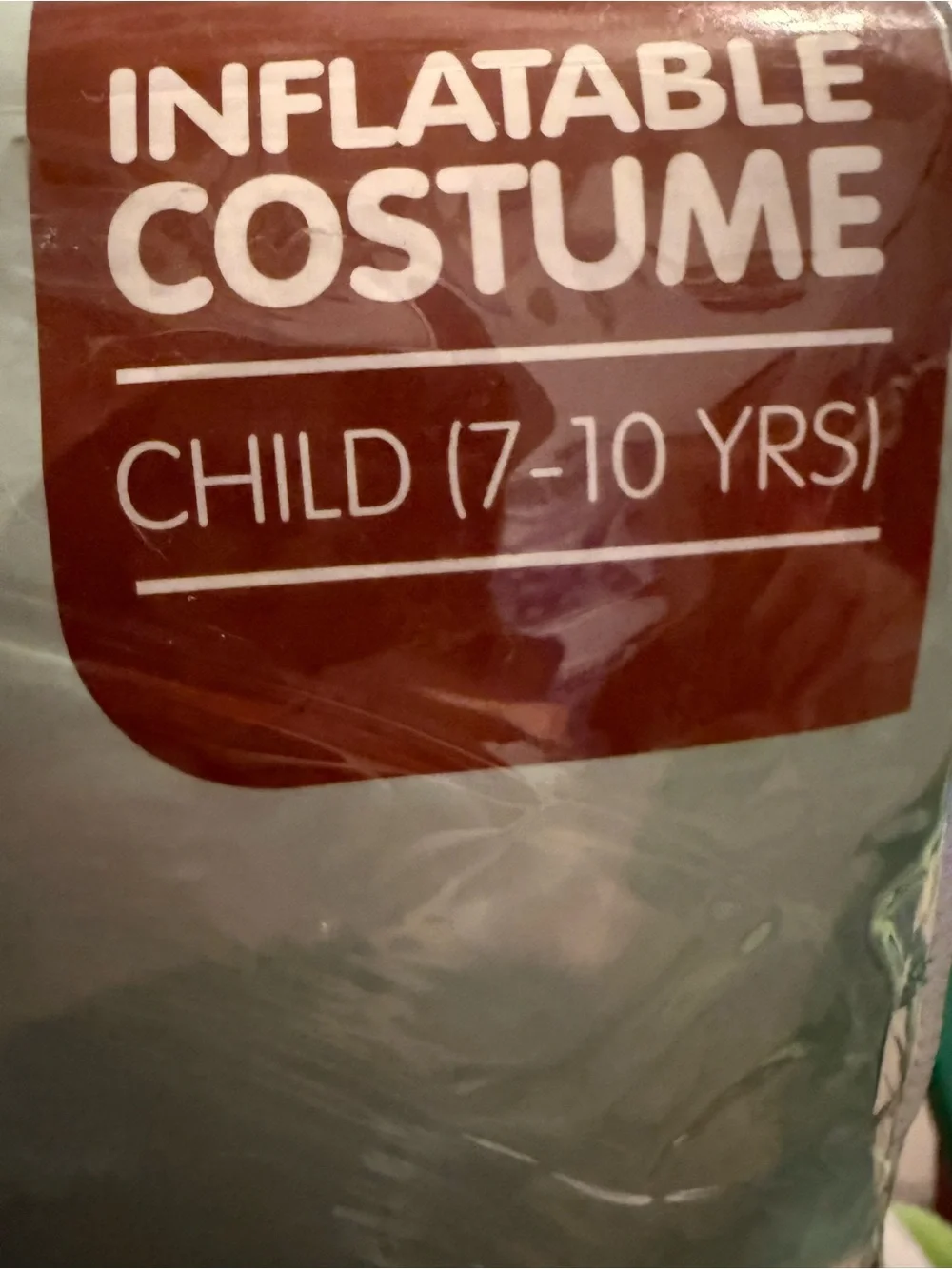 Doberman inflatable kids costume 7-10 years